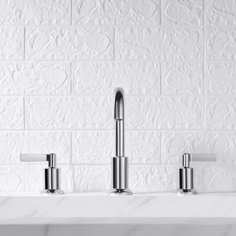Kree Widespread 2-handle Bathroom Faucet with Drain Assembly