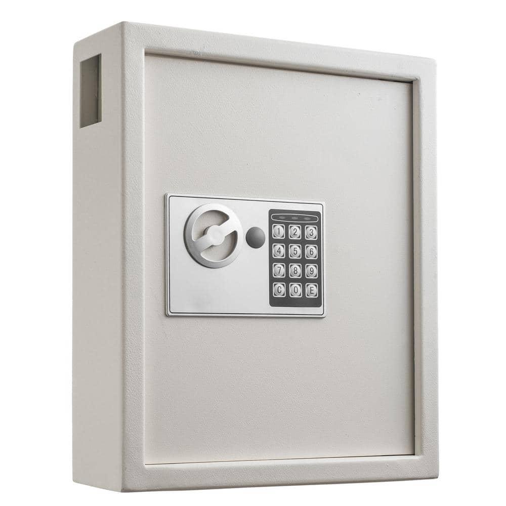 AdirOffice 40-Key Steel Digital Lock Key Cabinet with 140 Key Tags