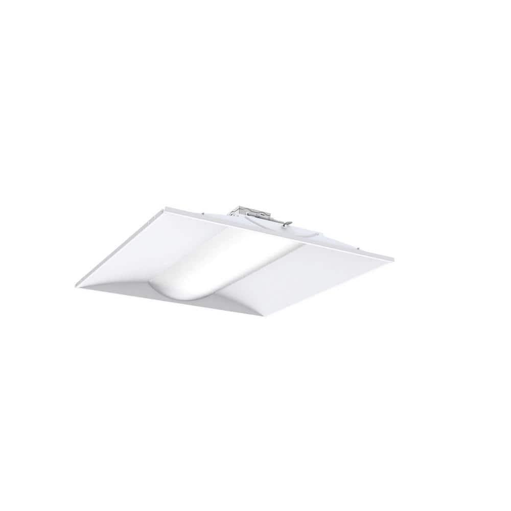 Lithonia Lighting LED Recessed Troffer,2 ft x2 ft Size,45W STAKS 2X2 ALO3 SWW7