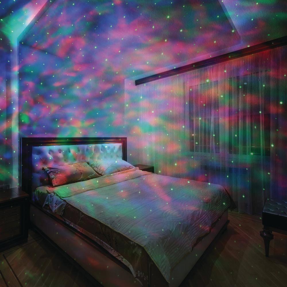 Monster Laser Light Projector: Multicolored LED Nightlight, AC Adapter, Laser Projection Show, Indoor/Outdoor Use
