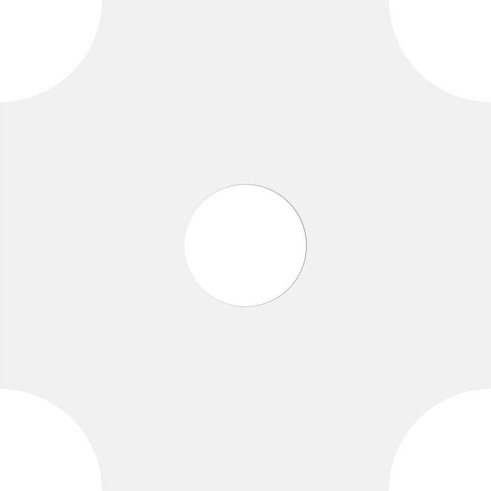 Ekena Millwork 30"OD x 5"ID x 9"C x 1"P Haus Architectural Grade PVC Contemporary Ceiling Medallion CMP16HS-04000