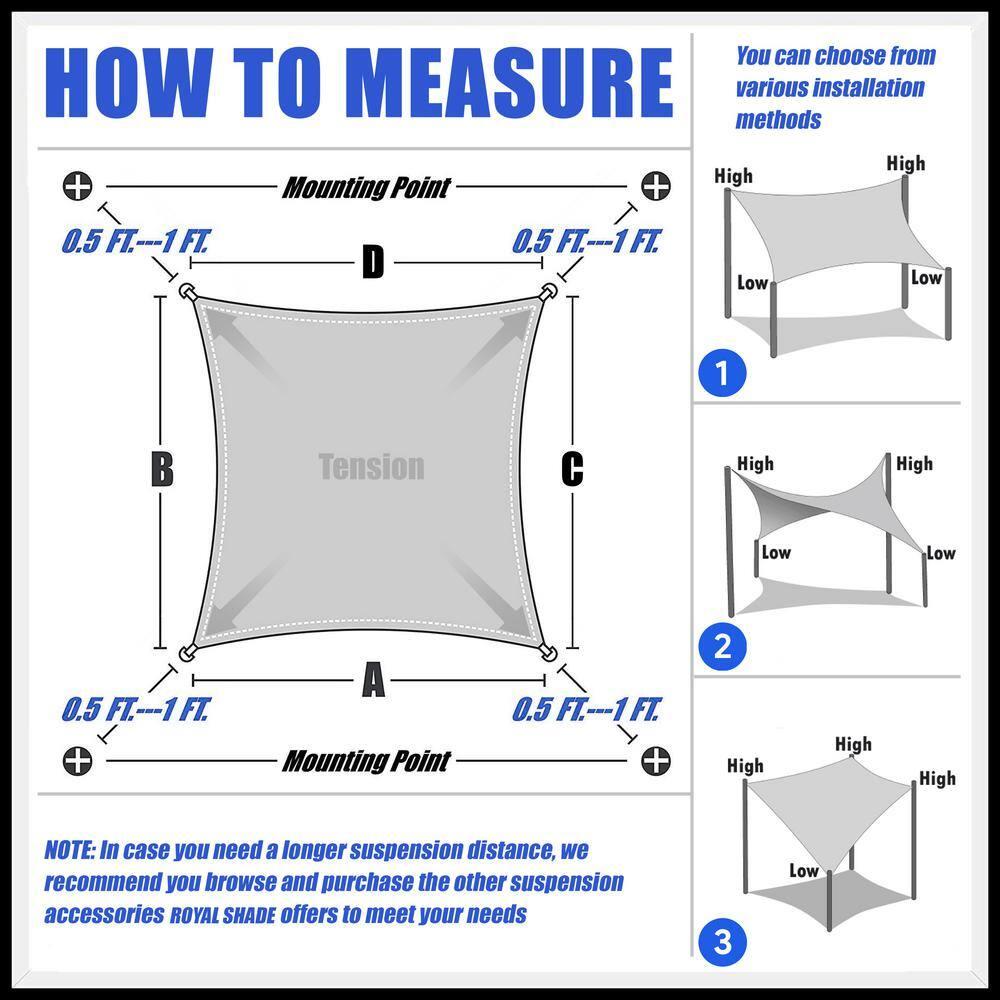 Royal Shade Royal Shade  Rectangle Shade Sail