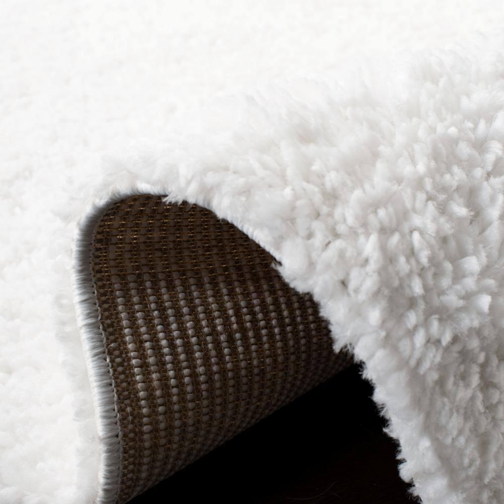August Shag 900 AUG900 Power Loomed Indoor Accent Rug - White - 3'x5' - Safavieh