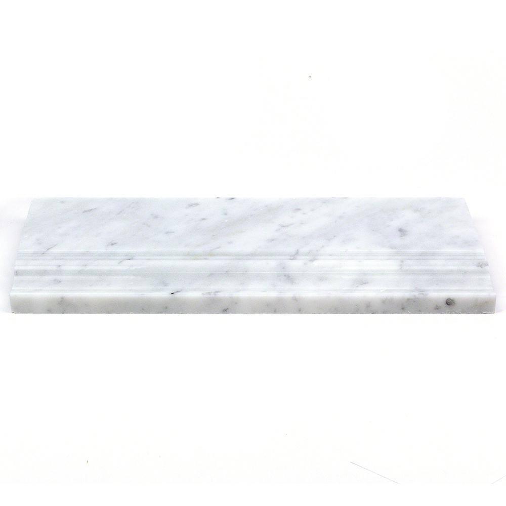 Bond Tile 12'' L x 4.75'' W Marble Tile Trim