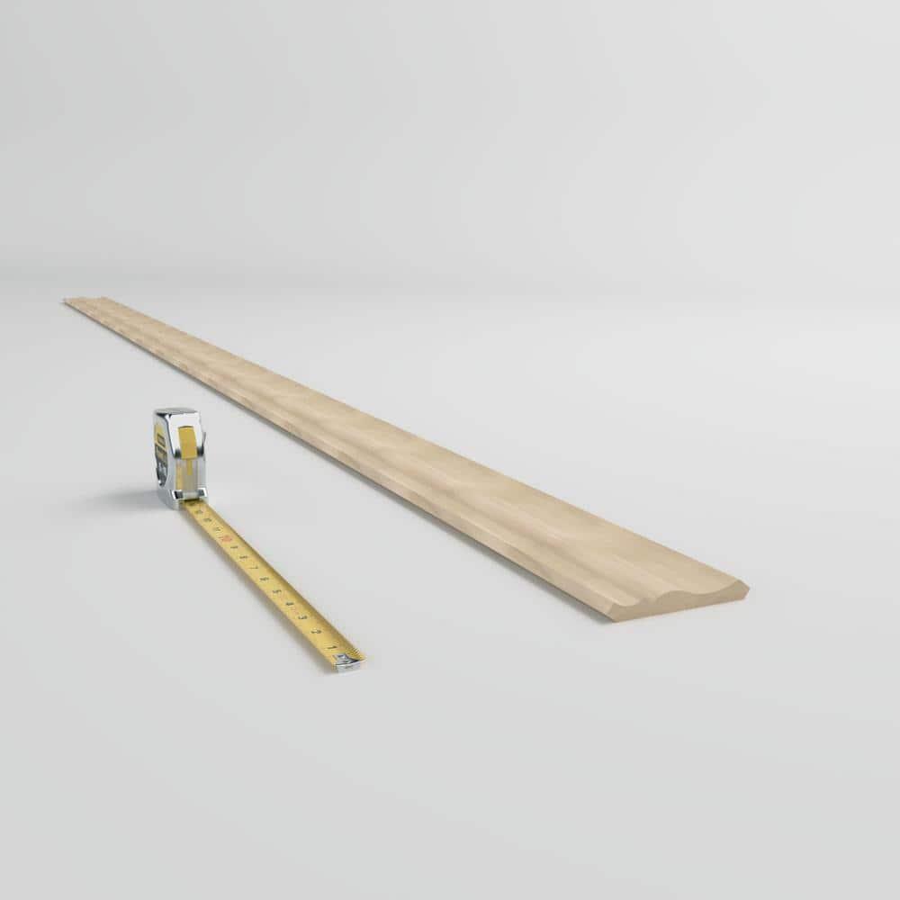 Ekena Millwork WM48 3 3/8"H x 2 5/8"P x 4 1/4"F x 96"L Americraft Solid Hardwood Stain Grade Crown Moulding