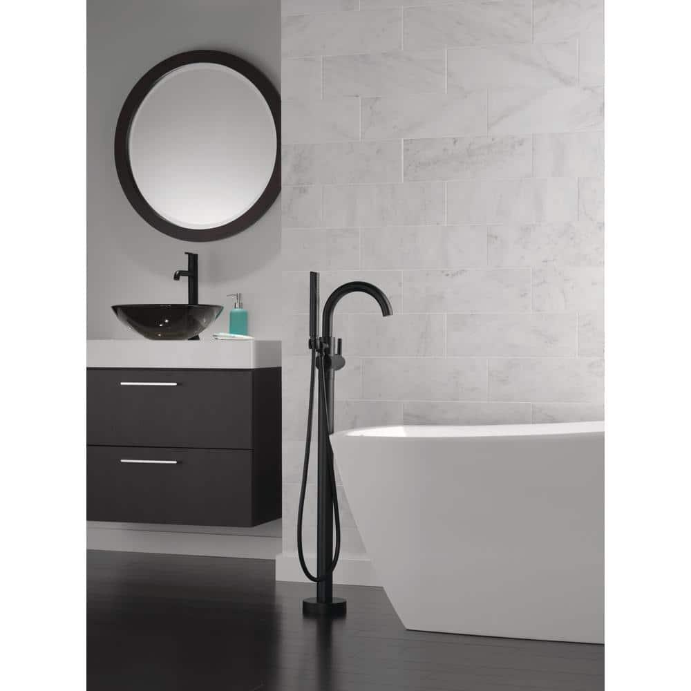 Trinsic Single Handle Floor Mounted Freestanding Tub Filler