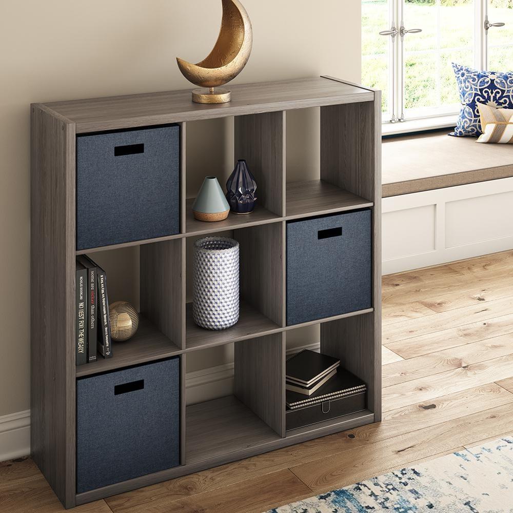 43.98" H x 43.82" W Decorative Cube Bookcase