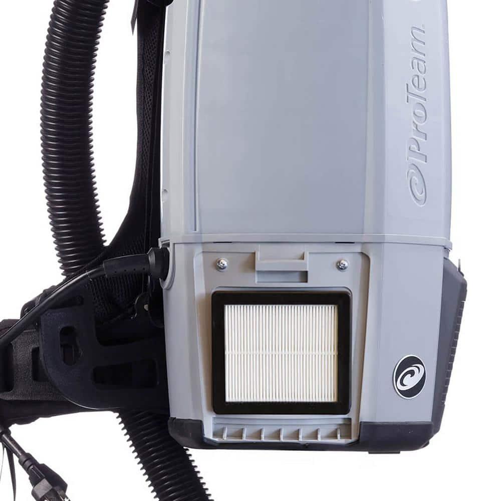 ProTeam Super Coach Pro 6 Backpack Vacuum Gray/Purple (107310)