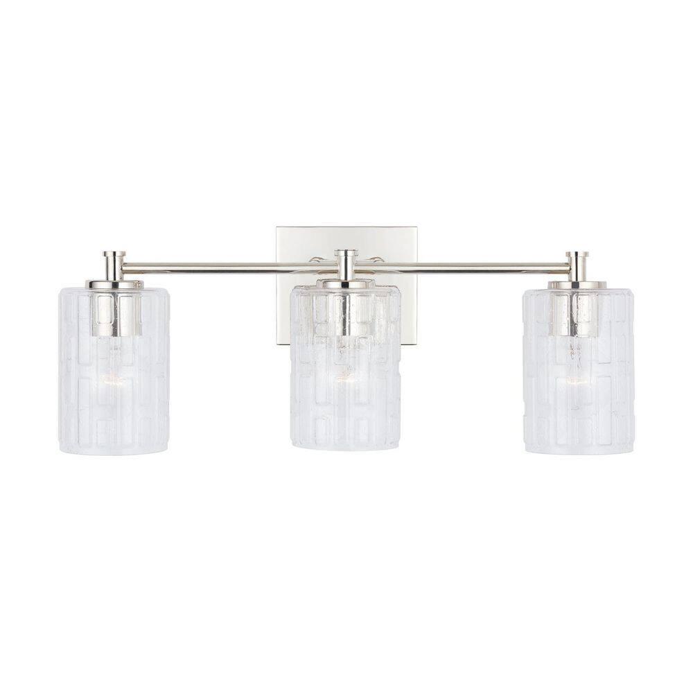 Capital Lighting - 3 Light Transitional Bath Vanity Approved for Damp Locations