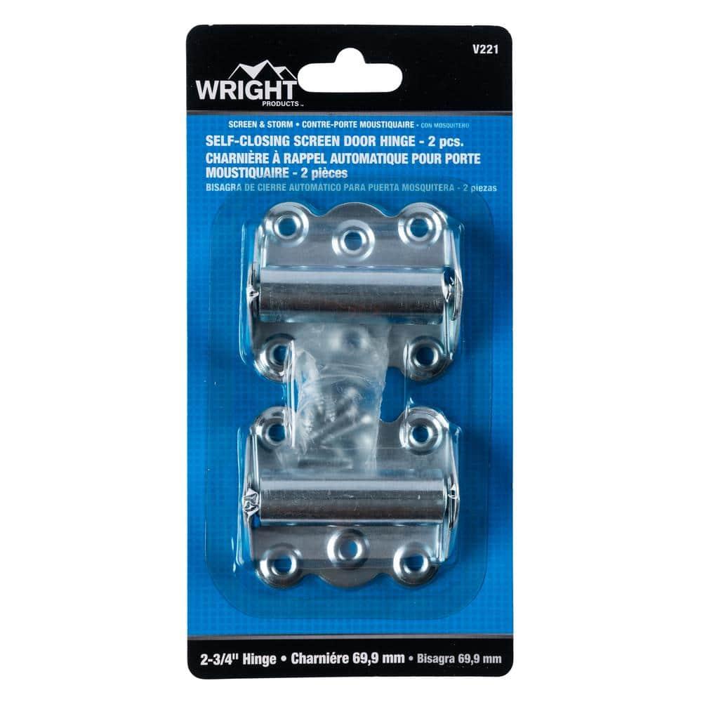 Wright Products V221 Self-Closing Door Hinges, Zinc, 2-3/4 In., 2-Pack - Quantity 1