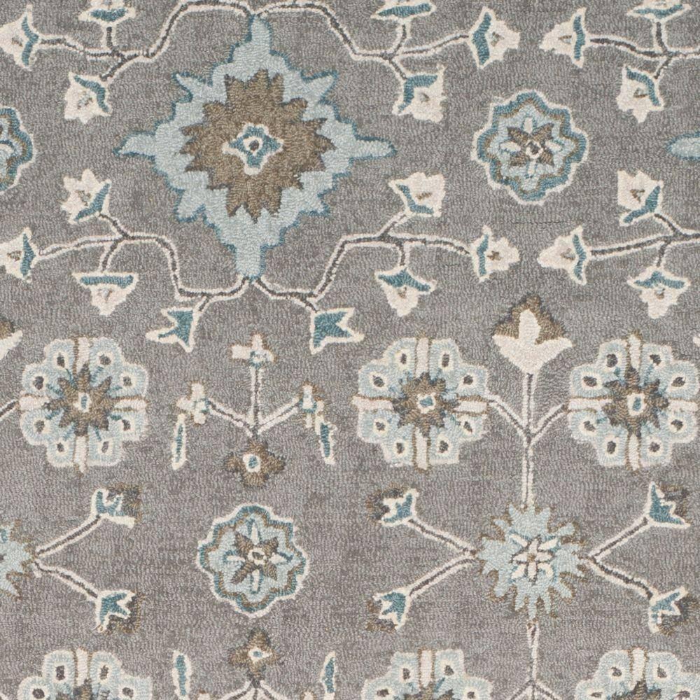 Blossom BLM218 Hand Tufted Area Rug - Grey - 5'x8' - Safavieh.