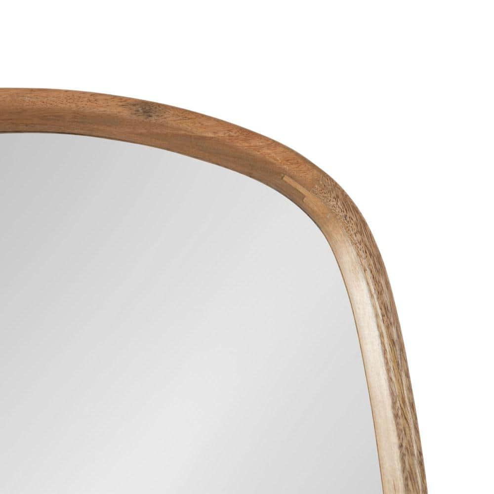 Kate and Laurel Prema Framed Wall Mirror, 20x30, Natural