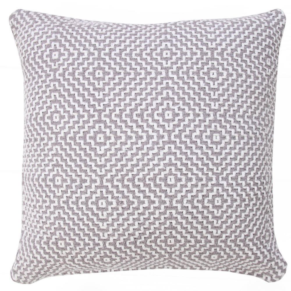 George Oliver Droitwich Geometric Cotton Reversible Throw Pillow