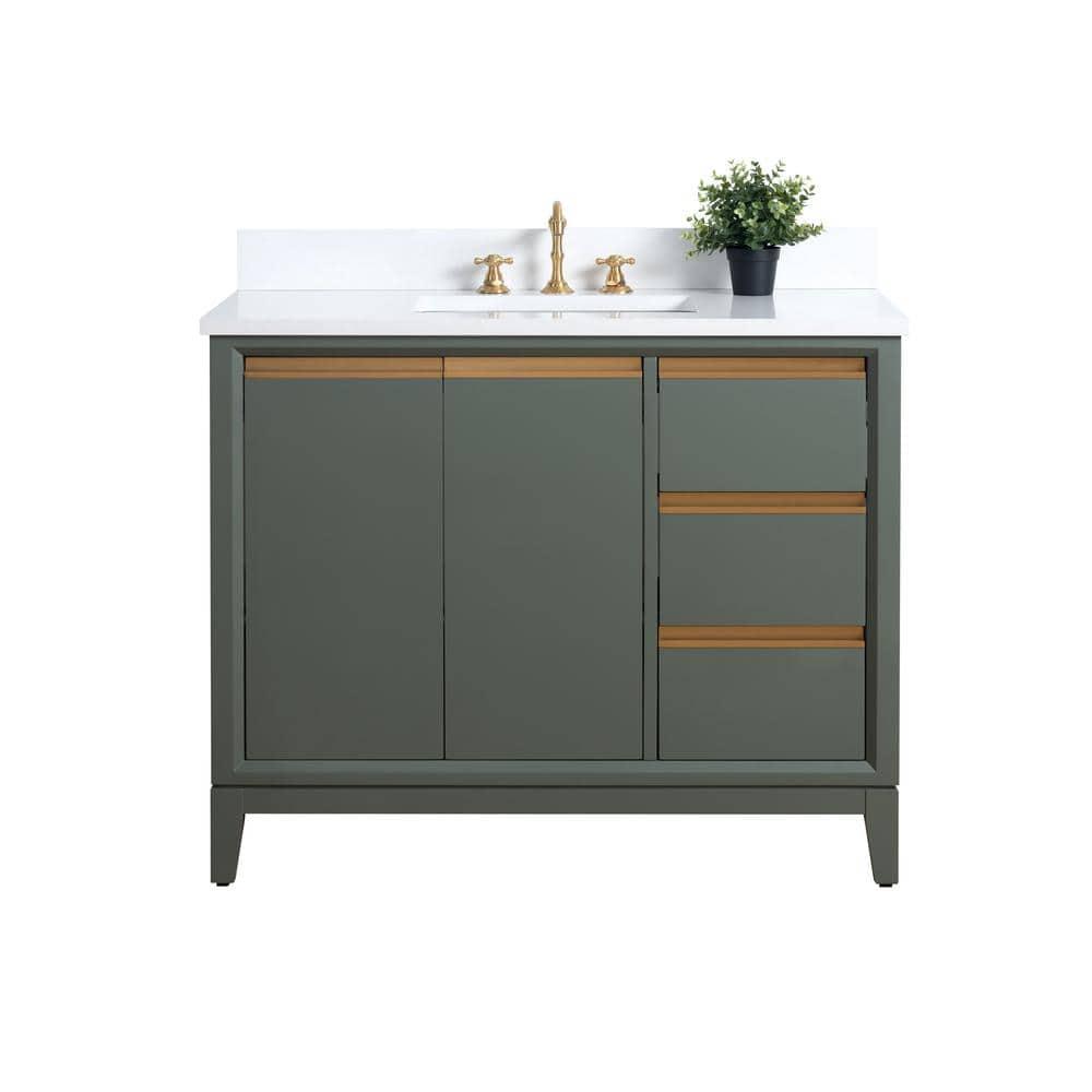 42 Single Bathroom Vanity with Top
