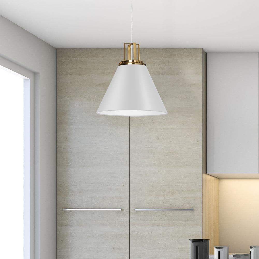 Sonus 1-Light Aged Brass Pendant