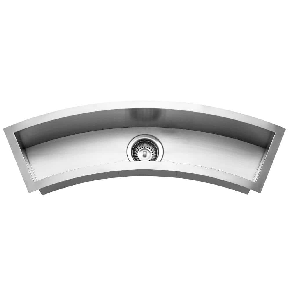 Contempo 33'' L Flush Single Bowl Stainless Steel Kitchen Sink