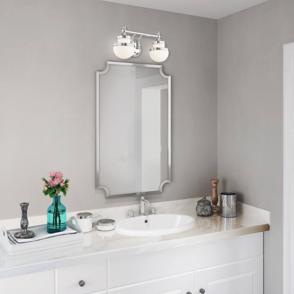 Livex Lighting Oldwick 2 - Light Vanity in  Polished Chrome