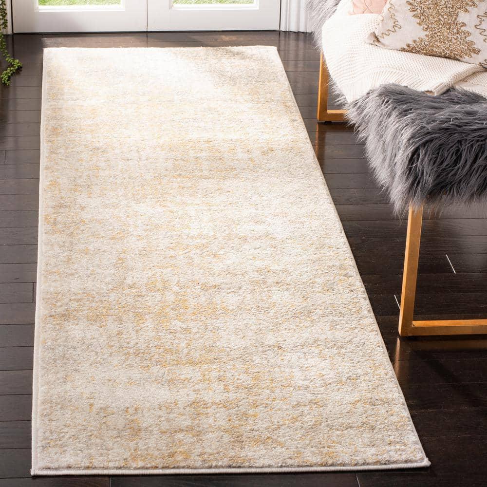 Adirondack ADR207 Machine Made Indoor Runner - Creme/Gold - 2'-1"x6' - Safavieh
