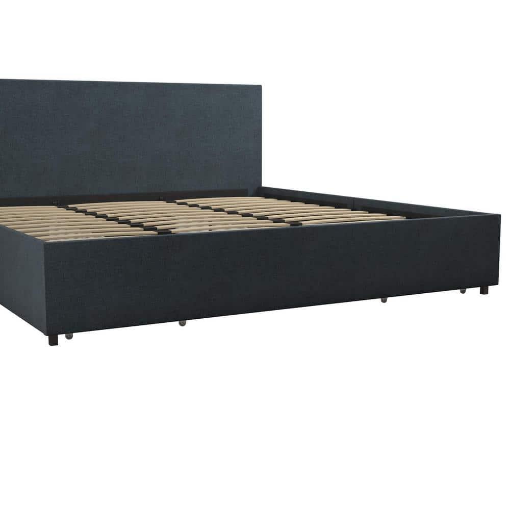 Kelly Upholstered Unfinished Platform Storage Bed