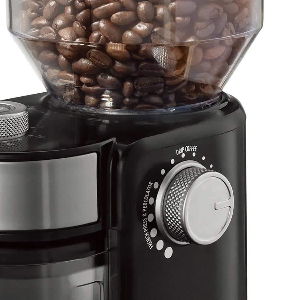 Brentwood 32-Cup Electric Automatic Burr Coffee Grinder in Black