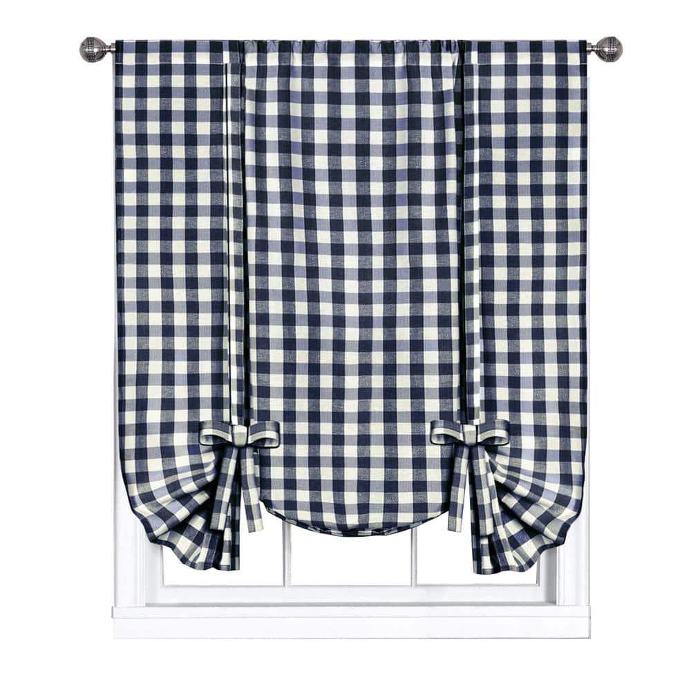 Achim Indoor/Outdoor Light Filtering Rod Pocket Curtain Pair, 1.25" x 9.25"