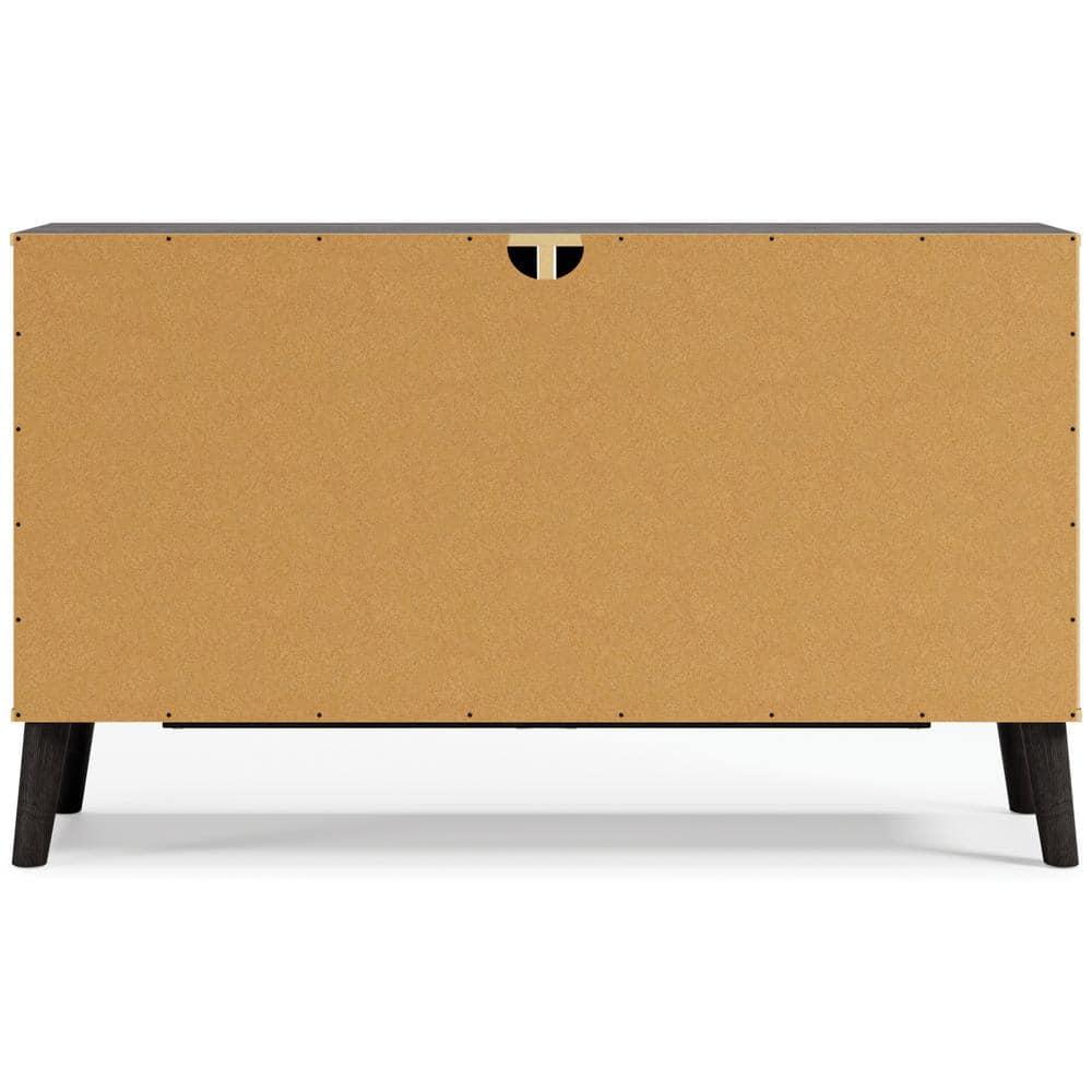 Signature Design by Ashley Contemporary Piperton Dresser, Two-tone Brown/Black
