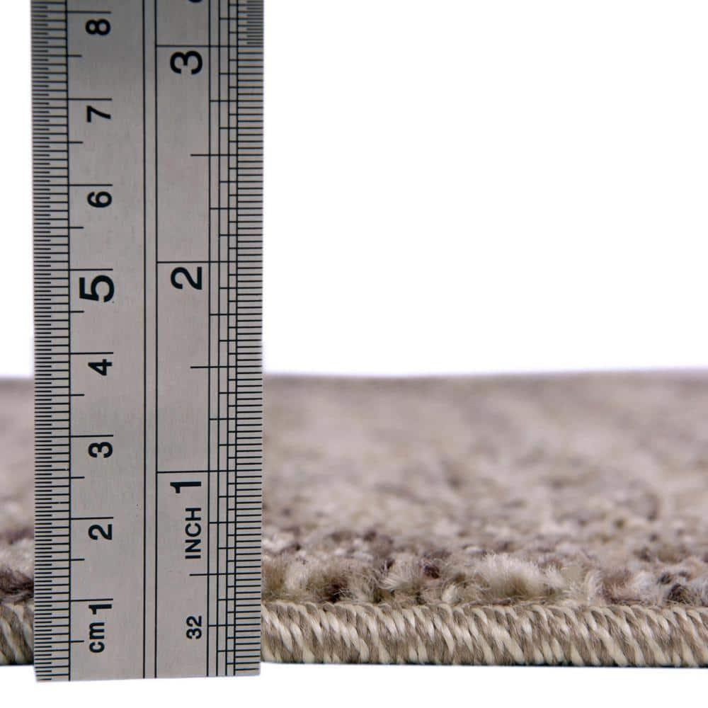 Unique Loom Abigail Del Mar Area Rug , 8'x11'2" Rectangular ,Beige
