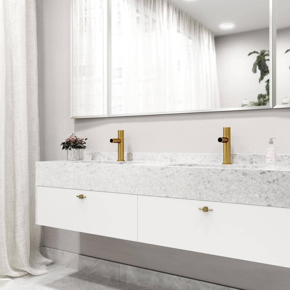Ashford 8" H Single Handle Single Hole Bathroom Faucet