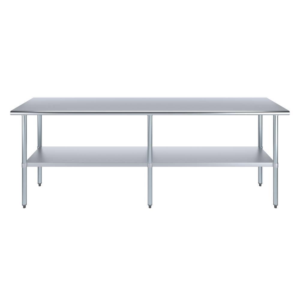 Amgood Stainless Steel Top Workbench