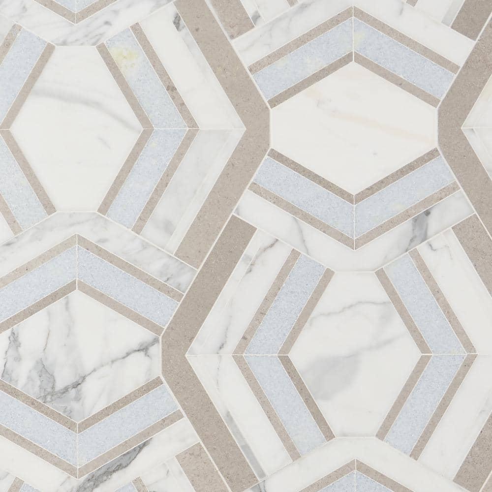 Bond Tile Tenor Marble Random Mosaic Wall & Floor Tile