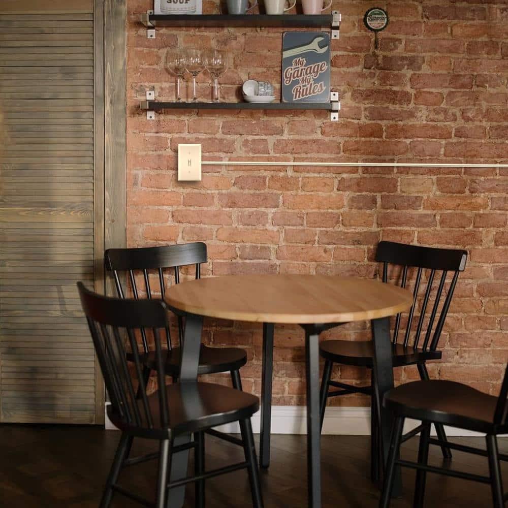 Wiremold Metal Raceway, Extending Power On-Wall Utility Box Fitting, Ivory, V57242