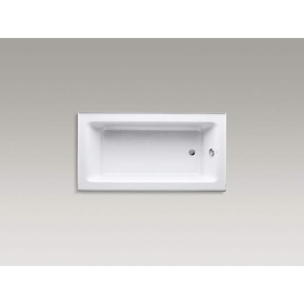 Kohler Avec 60 In. X 32 In. Alcove Bath, Right Drain K-25831-RA-0