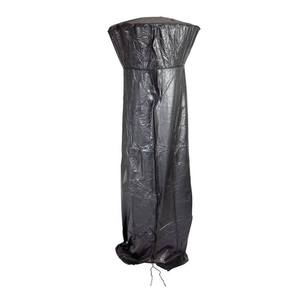 Balken Home Fire Sense Outdoor Full Length Patio Heater Vinyl Cover, Black