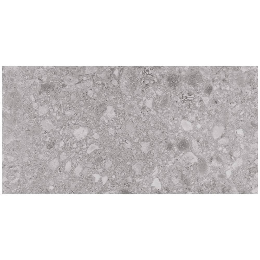 Stonehenge Rizzo LVT 12MIL 12" W x 24" L Terrazzo Look Glue Down Luxury Vinyl Tile