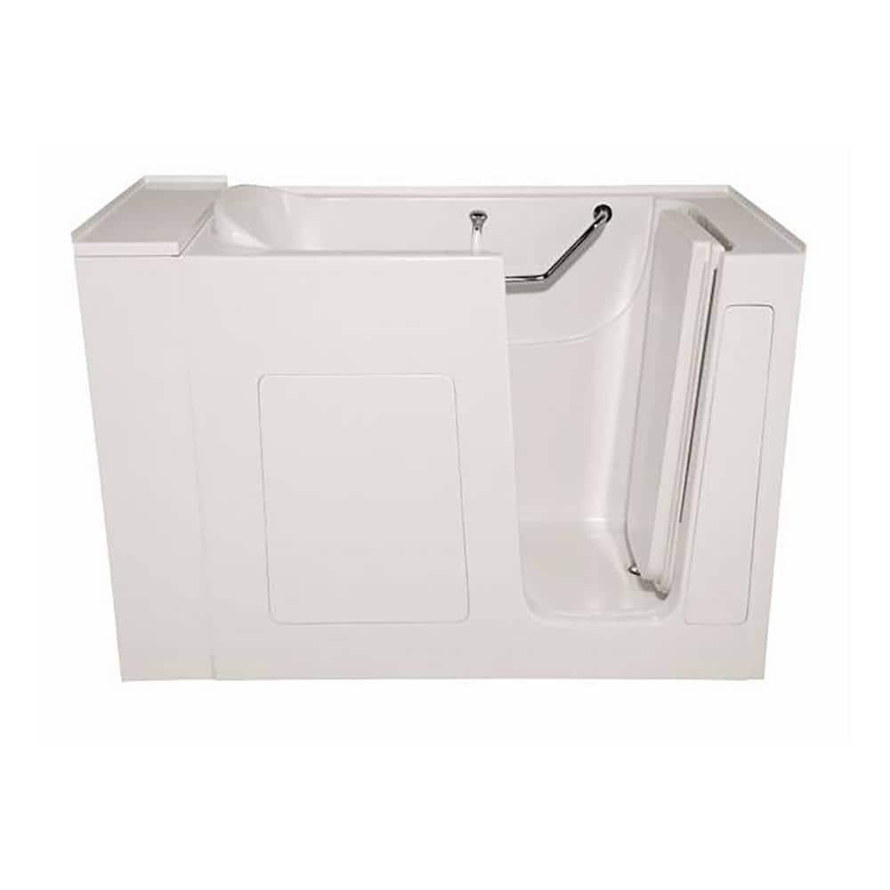 Hydro Systems Lifestyle 5230 Walk-In Tub Life Style 52" x 30" Walk in Soaking Acrylic Bathtub with Integrated Seat WAL5230GTO-WHI-WOV.WHI