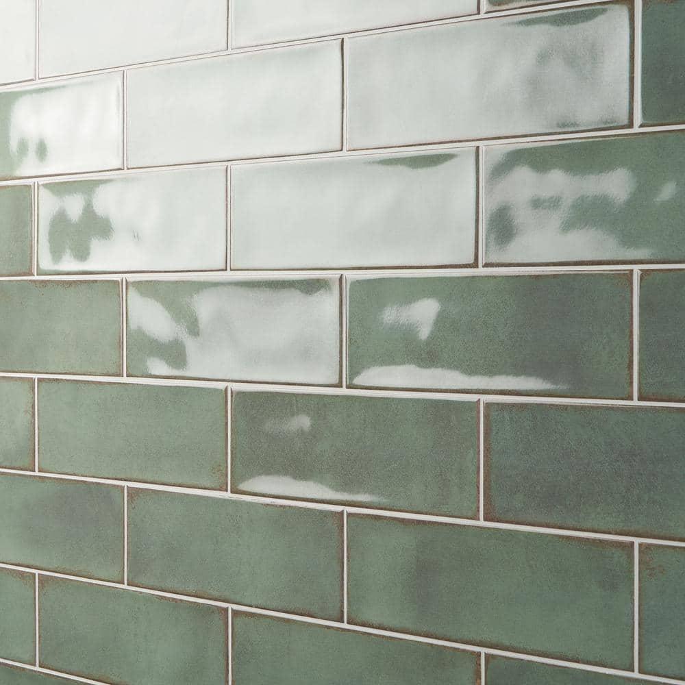 Bond Tile San Luis 4" x 12" Ceramic Handmade Look Subway Wall Tile