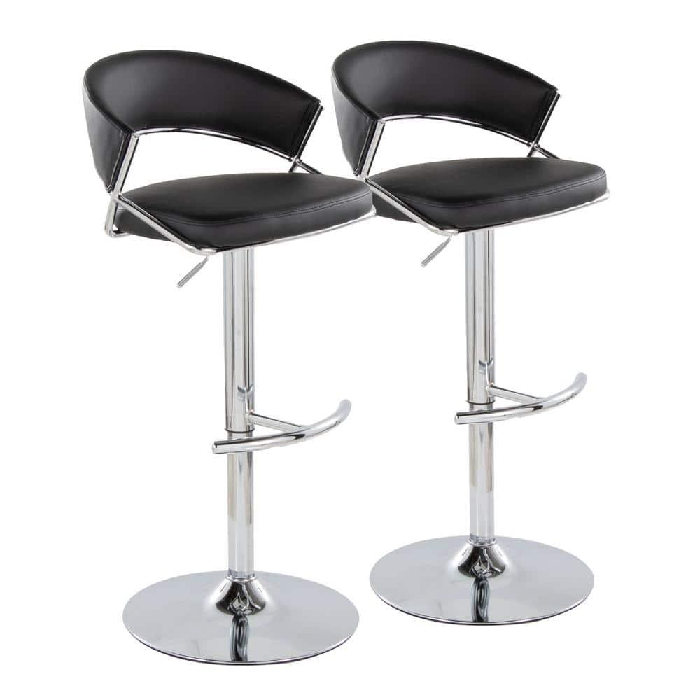 LumiSource Jie Adjustable Barstool - Set Of 2