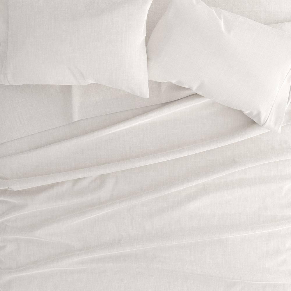 Linen Bamboo-Blend Breathable Luxury Bed Sheet Set