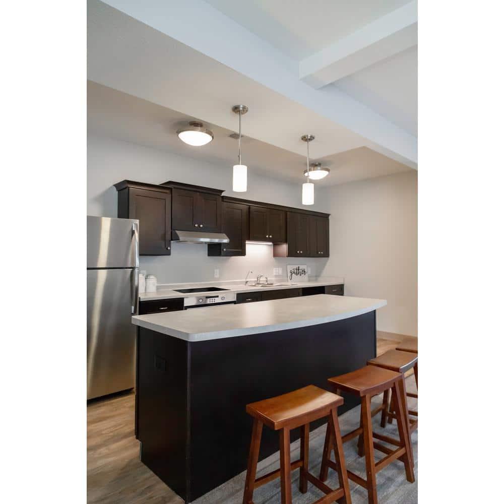 Brookings Shaker Unassembled Bridge Wall Kitchen Cabinet W3321, 33 W x 12 D x 21 H, Brown, Solid Wood, Design House, 543231