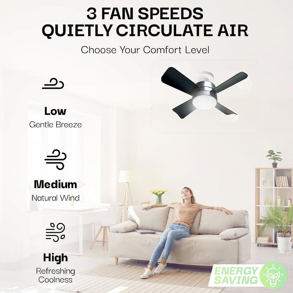 Bell + Howell Bell + Howell Socket Fan, Ceiling Fan With 1000 Lumens and Remote Control