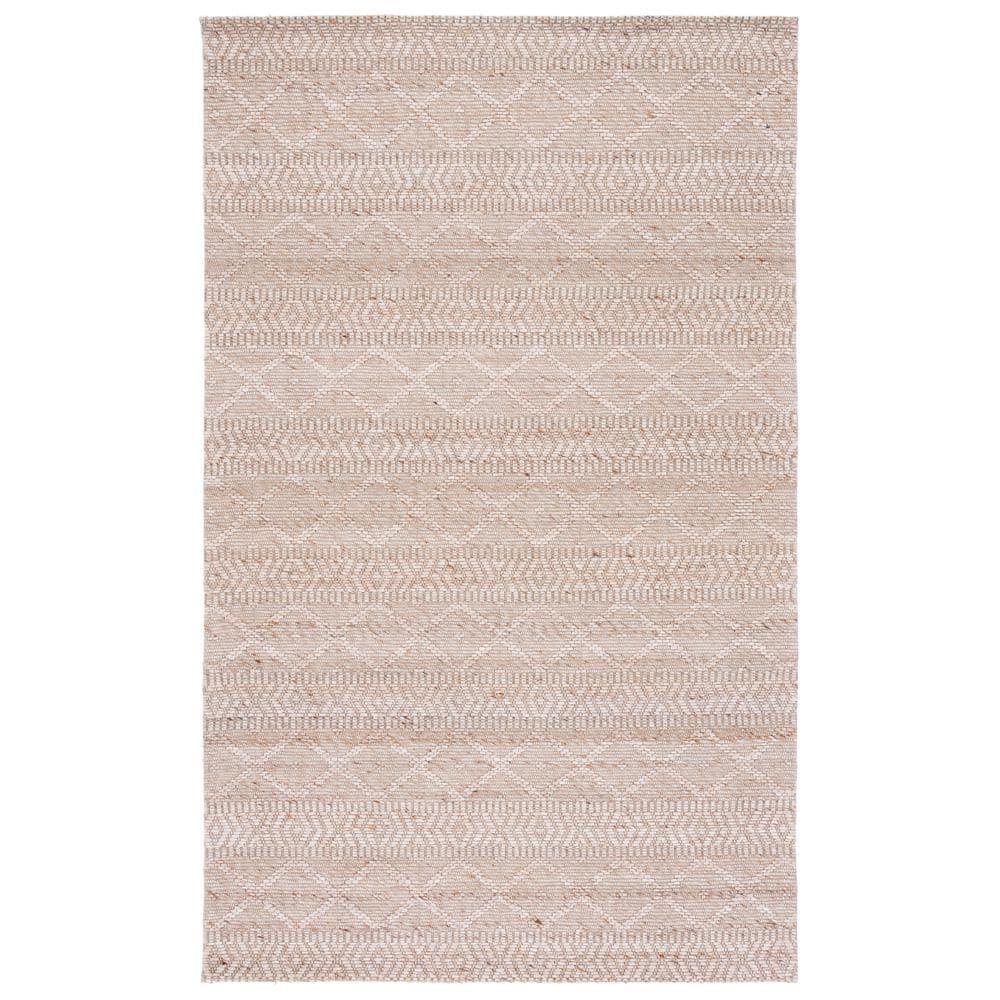 Marbella MRB751 Flat Weave Indoor Area Rug - Natural/Beige - 8'x10' - Safavieh