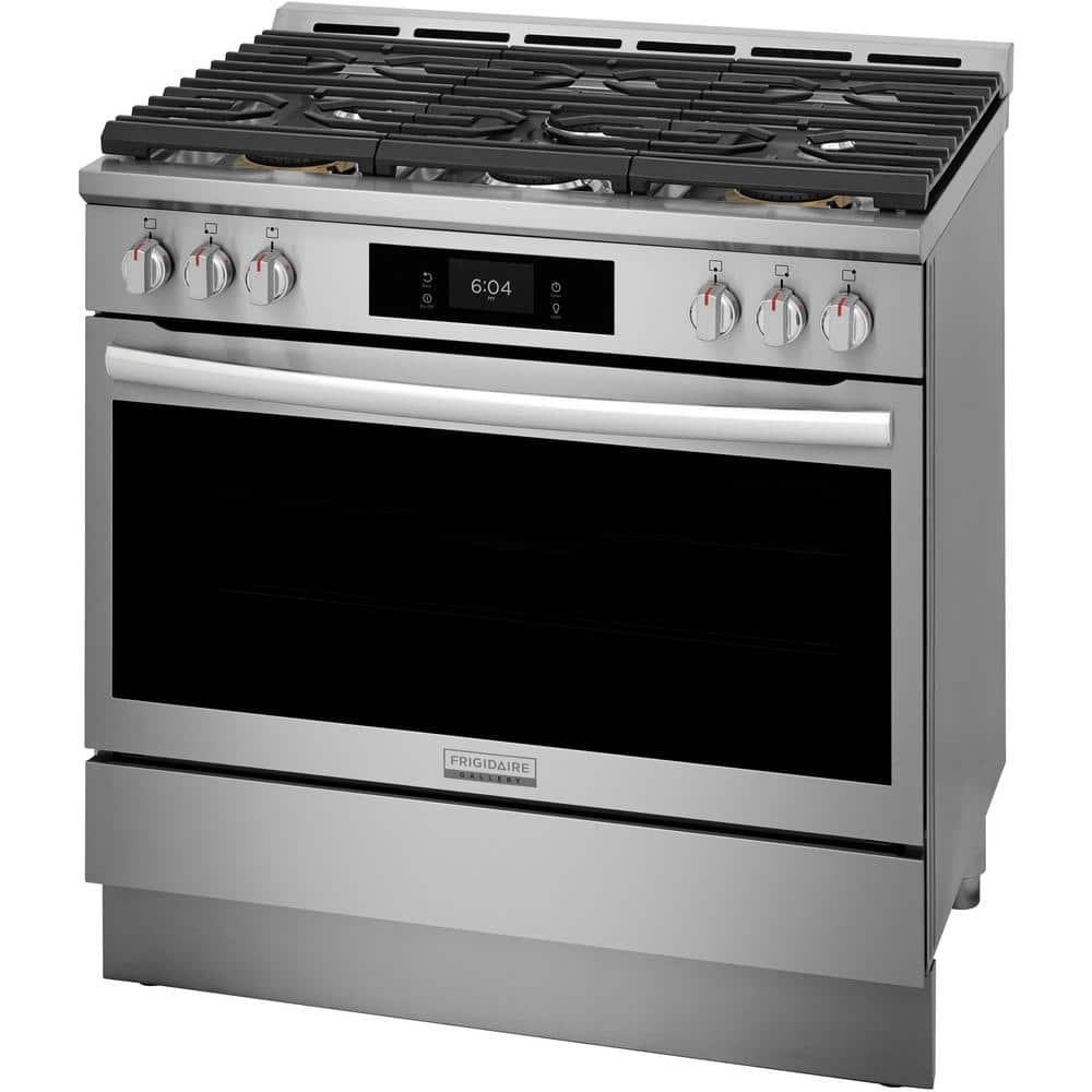 Frigidaire Gallery Frigidaire Gallery 30" 4.6 Cubic Feet Smart Dual Fuel Free Standing Range with 6 Burners GCFD3661AF