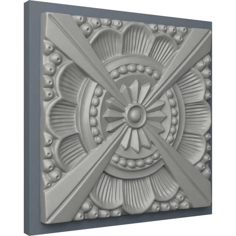 Ekena Millwork Palmetto 7.875'' H x 7.875'' W x 625'' D Urethane Rosette Applique