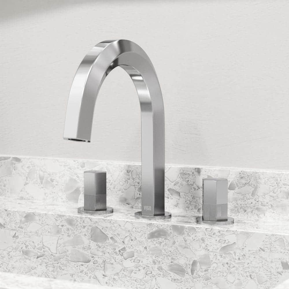 Hart 9" H Two Handle Widespread Bathroom Faucet