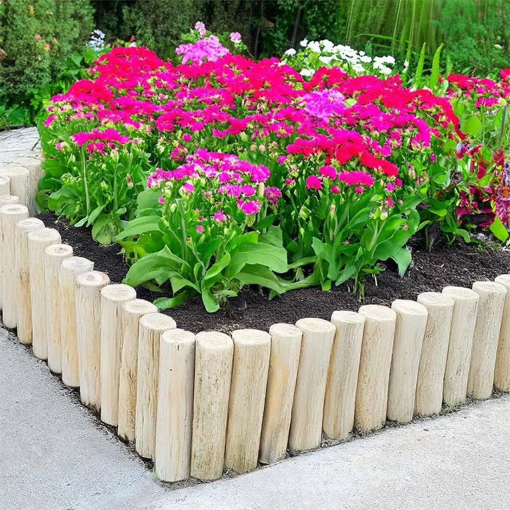 Backyard X-Scapes Eucalyptus Outdoor Garden Borders Wood Lawn Edging