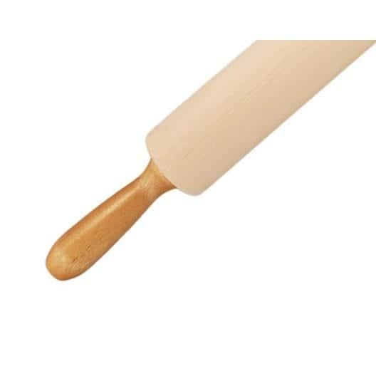 Frieling Classic Rolling Pin with handles, 12", Brown