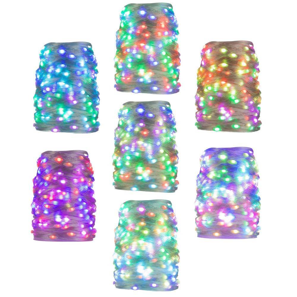 Pure Garden 72ft 200 LED Color Changing Outdoor Rope Lights with Remote