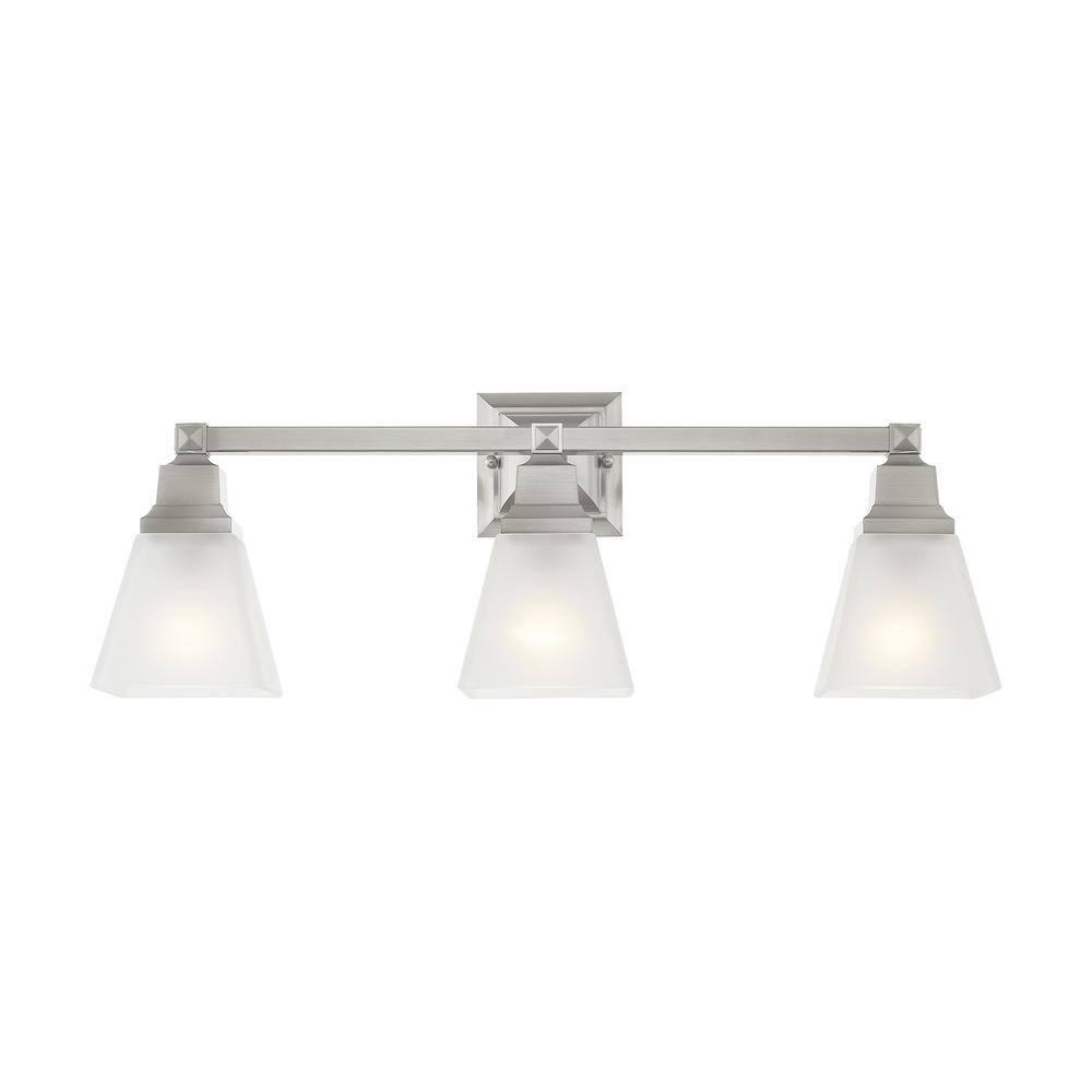 Livex Lighting Mission 3 - Light Vanity in  Brushed Nickel