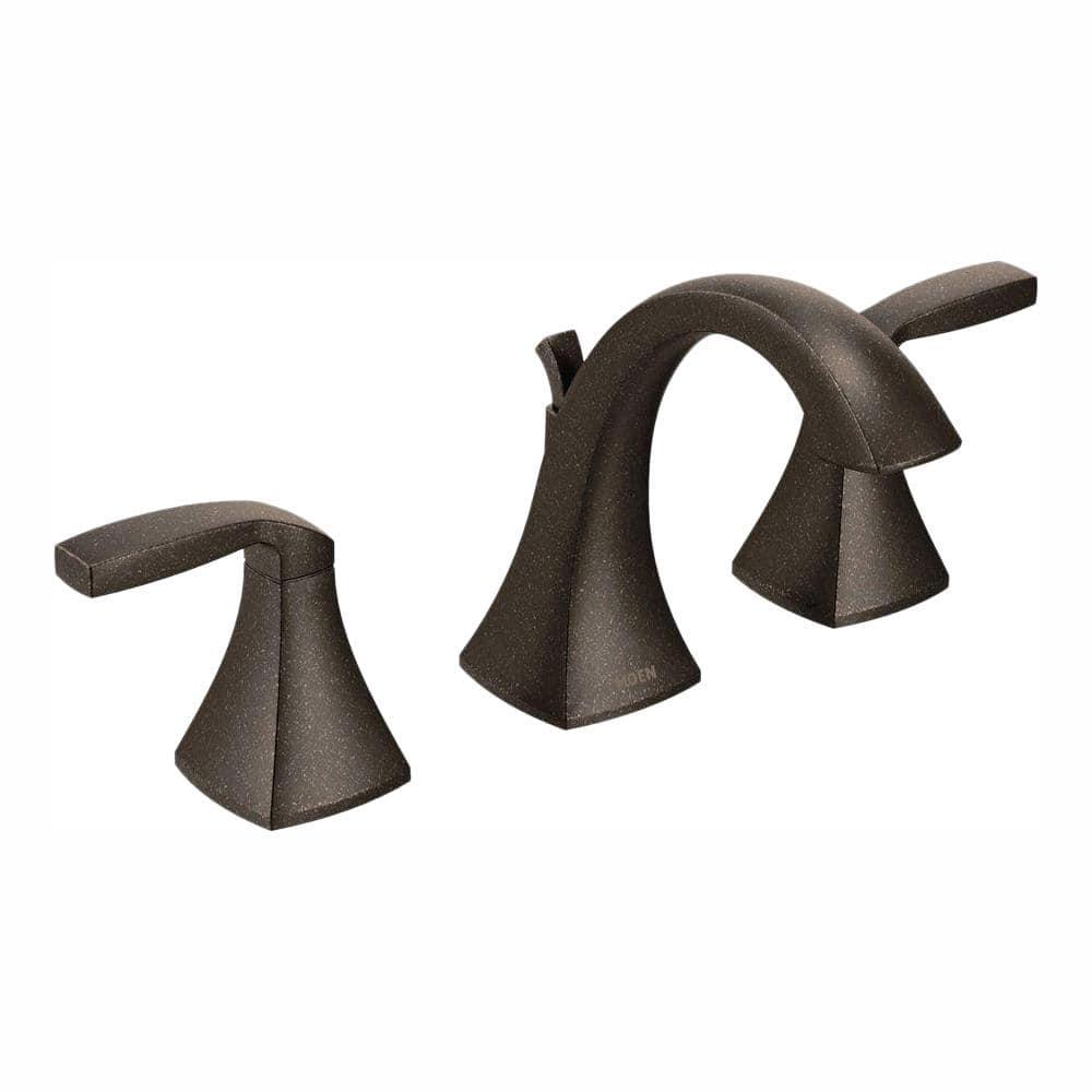 Moen Voss Two Handle 8 in. Widespread Bathroom Faucet Trim Kit, Valve Required