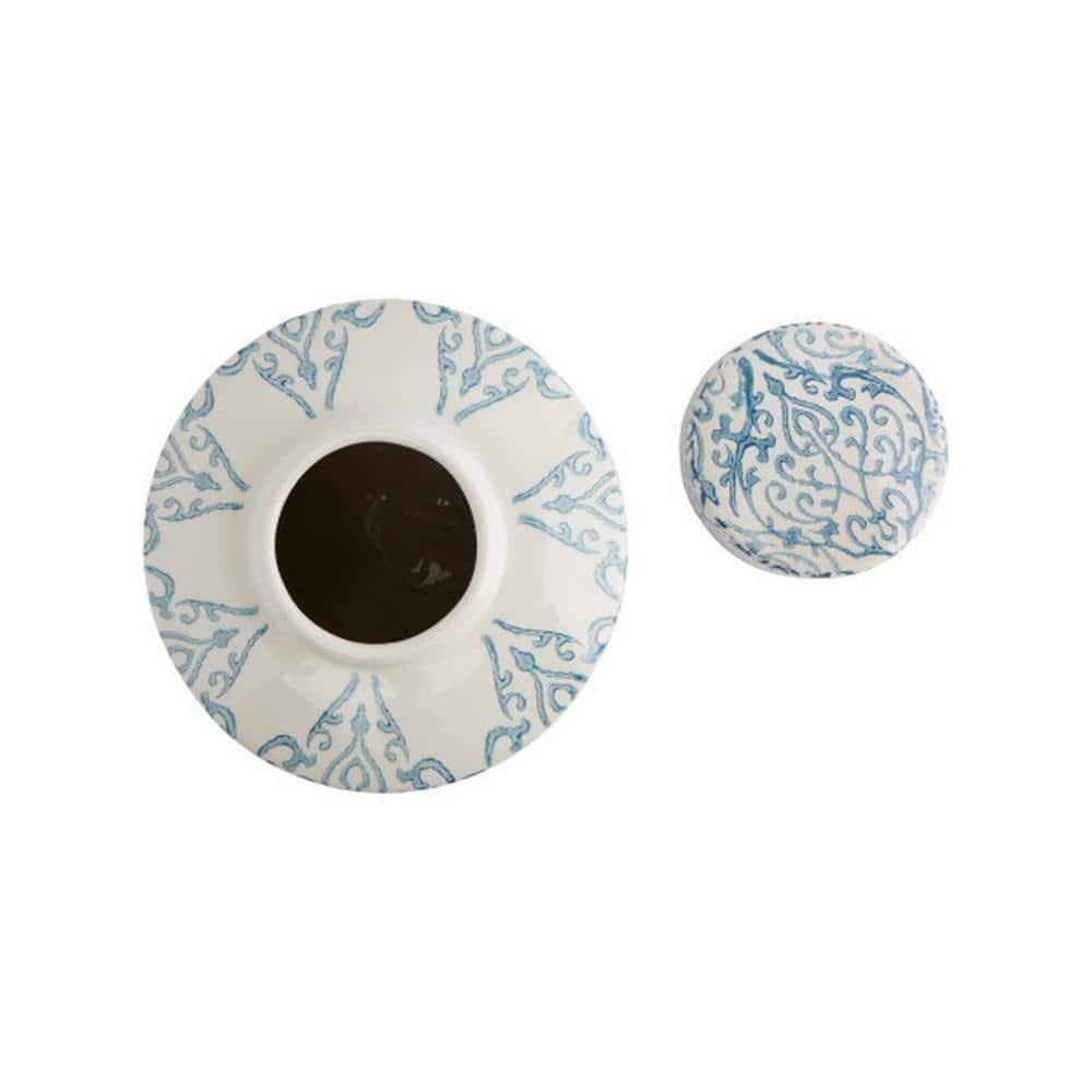 Ceramic Ginger Jar (10-1/8") - Storied Home